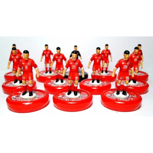 Subbuteo Andrew Table Soccer Tunisia 2023 National Team on WSB Professional Bases